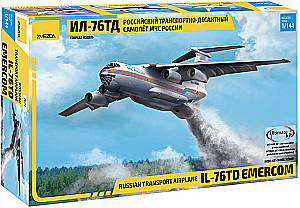 Sastāvdaļu modelis - Krievijas transporta un desanta lidmašīna Il-76 TD EMERCOM Krievija