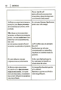 Visi franču valodas noteikumi shēmās un tabulās