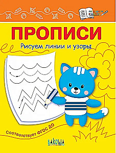 Rakstīšanas grāmatas Zīmē līnijas un rakstus