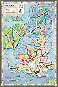 Galda spēle - Ticket to Ride. Lielbritānija. Pensilvānija (paplašinājums)