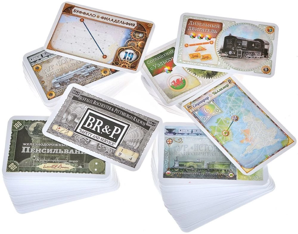Galda spēle - Ticket to Ride. Lielbritānija. Pensilvānija (paplašinājums)