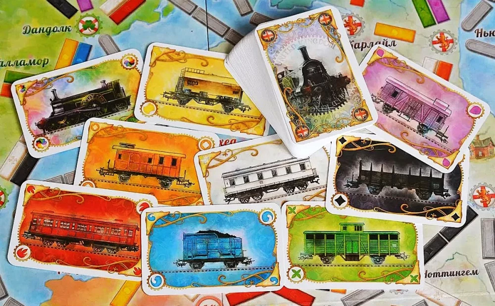 Galda spēle - Ticket to Ride. Lielbritānija. Pensilvānija (paplašinājums)