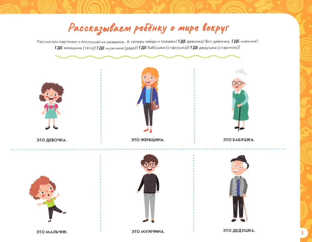 Albūms par bērna runas attīstību. No 1 gada līdz 2 gadiem