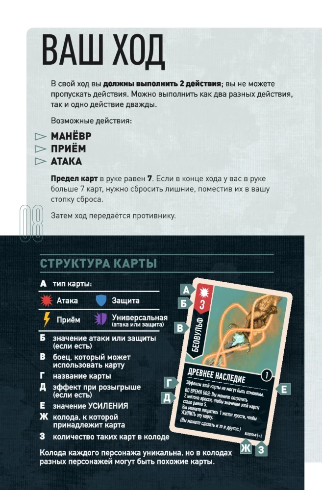 Galda spēle - Sarkanais cepurīte pret Beovulfu