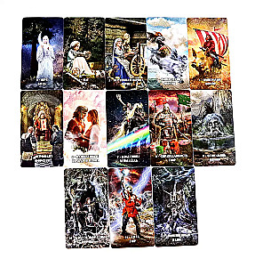 Tarot kārtis Deviņu Pasaulēm (78 kārtis + instrukcija)