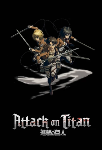 A5 piezīmju grāmatiņa. Attack on Titan. Eren, Armin un Mikasa