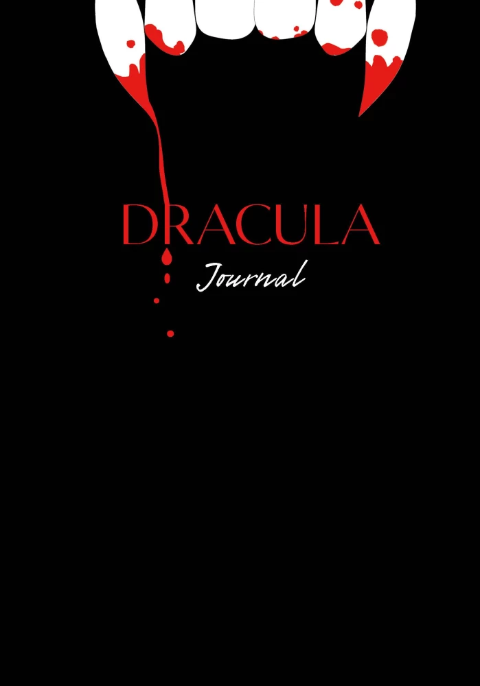 Bloknot A5 punktos. Dracula žurnāls