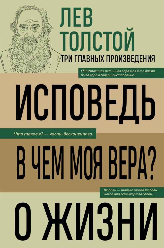 Levs Tolstojs. Atzīšanās. Kas ir mana ticība? Par dzīvi