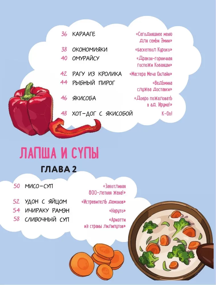 Anime-šefpavārs! Receptes īstam fanam