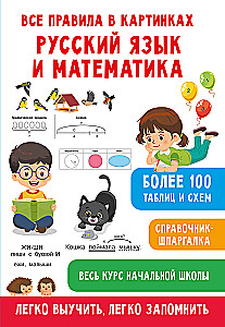 Visi noteikumi attēlos. Krievu valoda un matemātika