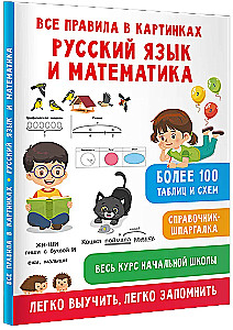 Visi noteikumi attēlos. Krievu valoda un matemātika