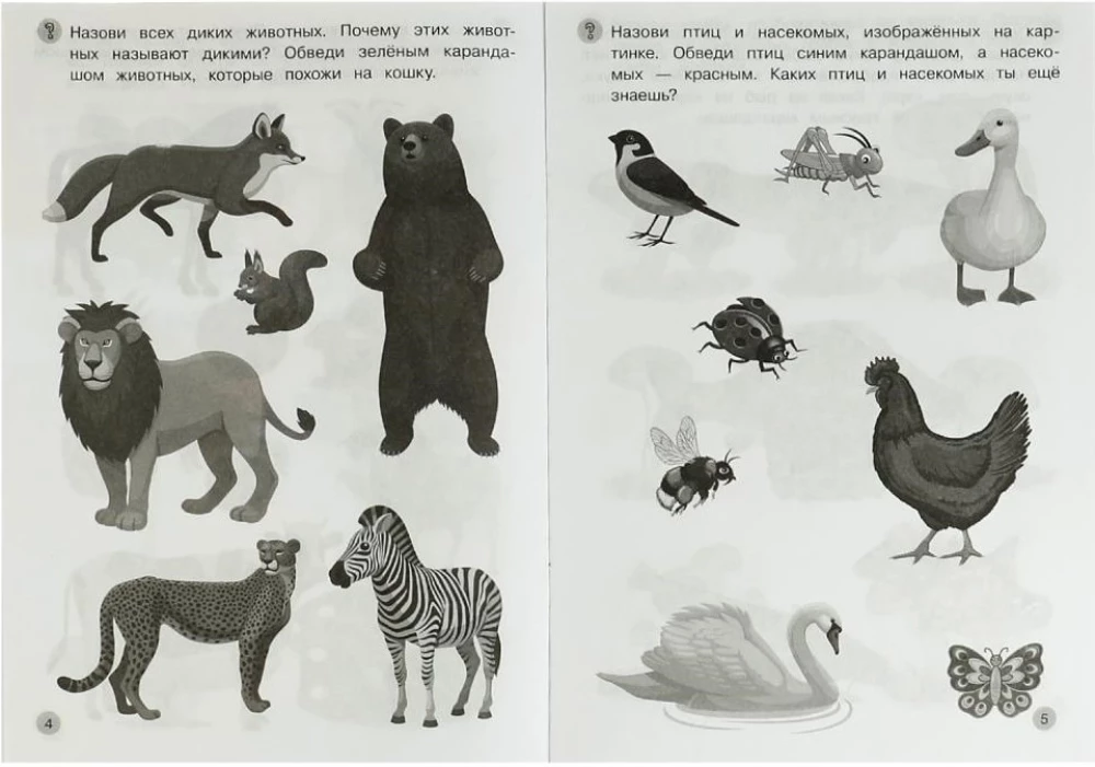 Pasaule apkārt. Darba burtnīca. Attīstām domāšanu un runu. 3-4 gadi