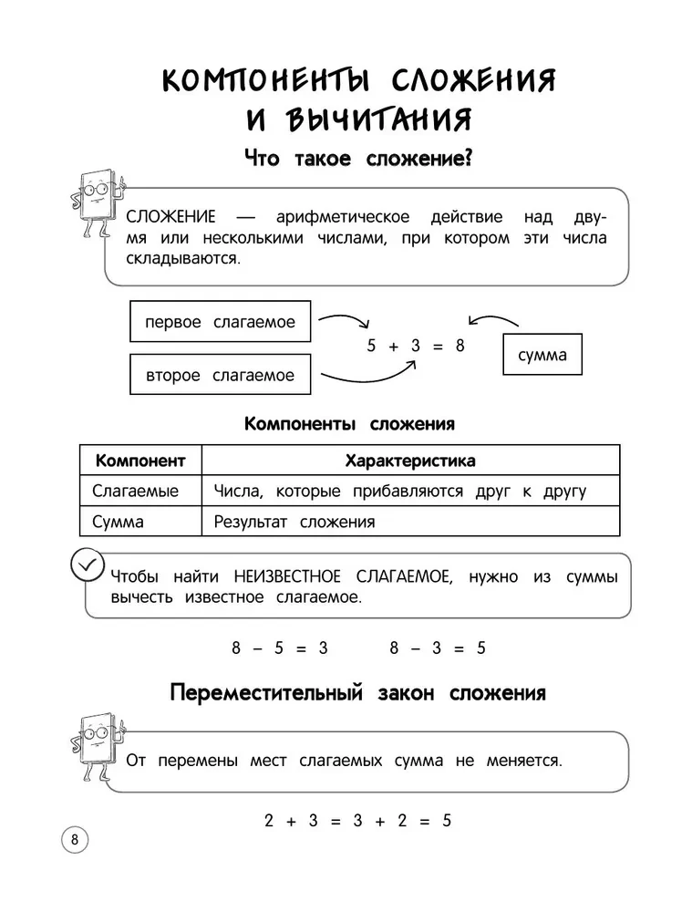 Matemātika. Teorija, piemēri, uzdevumi. 1-4 klase