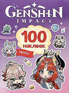 Genshin Čibi (100 uzlīmes)