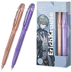 G-Glass Stick Manga gēla pildspalva, 0,5mm (melna)