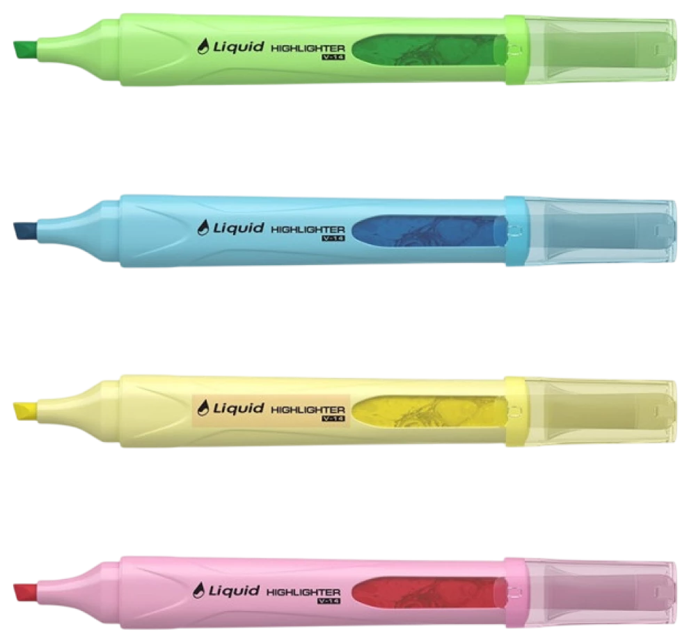 Tekstmarkeri Liquid Visioline (4 krāsas)