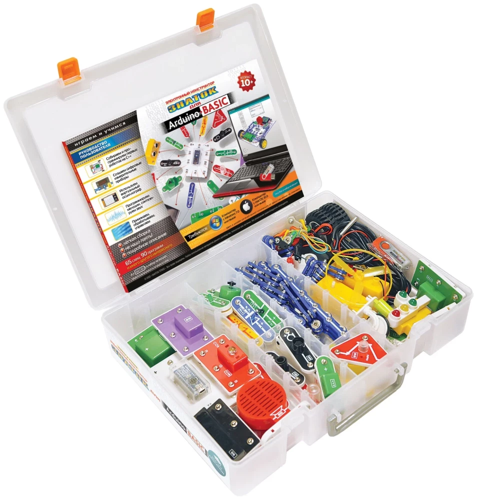 Электронный конструктор - ЗНАТОК. Arduino BASIC (версия Education в пластиковом контейнере)