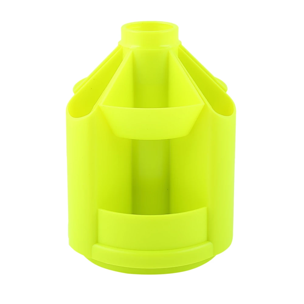 Kancelejas komplekts, 14 priekšmeti, rotējošs, dzeltenā krāsā, Mini Desk, Neon Solid