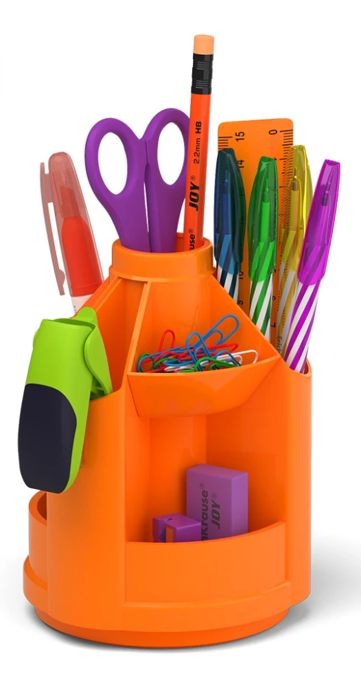 Griežta griežta plastmasas - Mini Desk, Neon Solid, oranžs