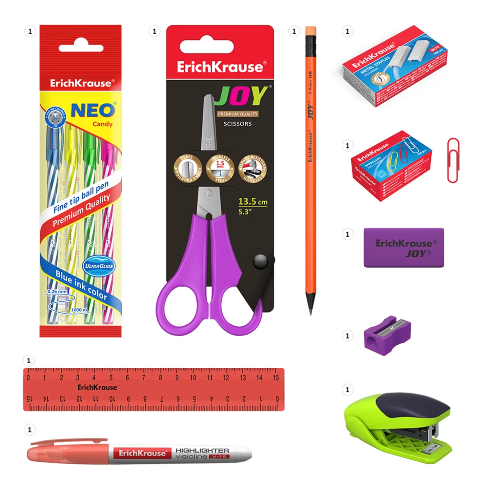Griežta griežta plastmasas - Mini Desk, Neon Solid, oranžs