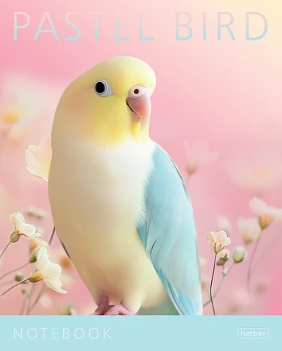 Burtnīca - Pastel Animals, A5, 96 lapas, rūtiņas, dažādība