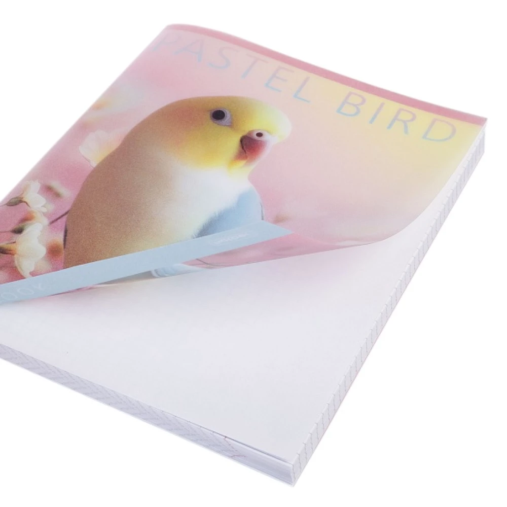 Burtnīca - Pastel Animals, A5, 96 lapas, rūtiņas, dažādība