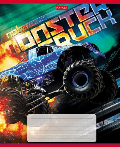 Klade - MonsterTruck, A5, 24 lapas, rūtiņa, dažādībā