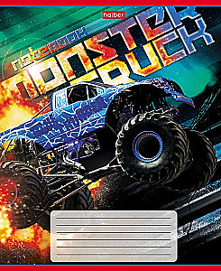 Klade - MonsterTruck, A5, 24 lapas, rūtiņa, dažādībā