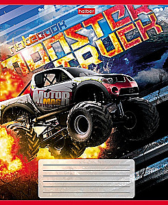 Klade - MonsterTruck, A5, 24 lapas, rūtiņa, dažādībā
