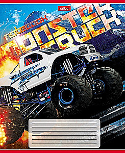 Klade - MonsterTruck, A5, 24 lapas, rūtiņa, dažādībā