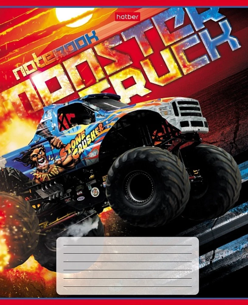 Klade - MonsterTruck, A5, 24 lapas, rūtiņa, dažādībā