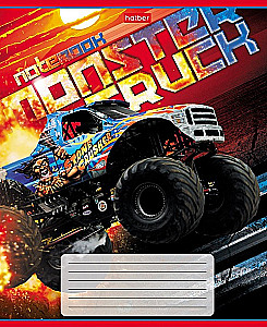 Klade - MonsterTruck, A5, 24 lapas, rūtiņa, dažādībā