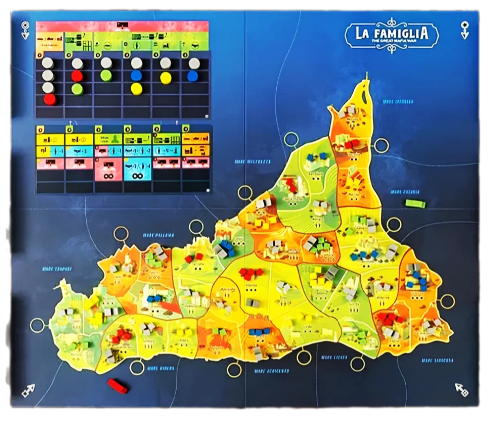 Galda spēle - La Famiglia. Lielā mafijas karš