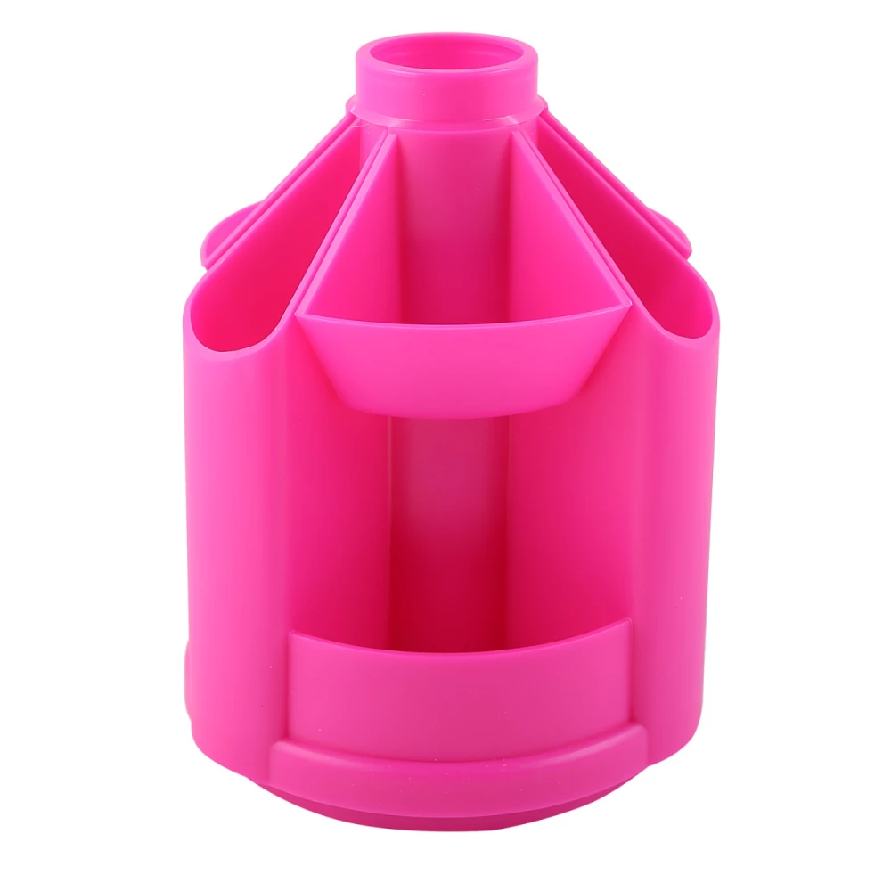Kancelejas komplekts, 14 priekšmeti, rotējošs, rozā krāsā, Mini Desk Neon Solid