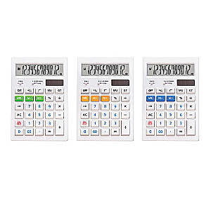 Galda kalkulators 12 cipariem - White CC-352 Classic, assorti