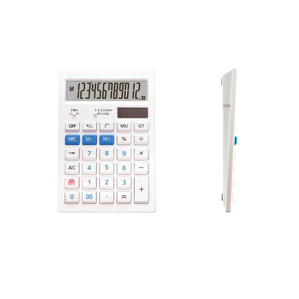 Galda kalkulators 12 cipariem - White CC-352 Classic, assorti