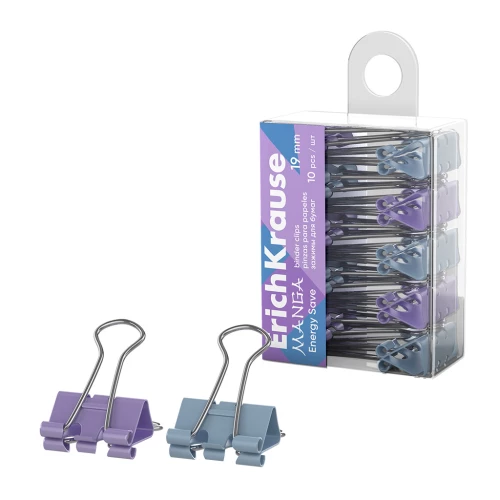 Papīru klipši Energy Save - Manga, 19 mm, assorti