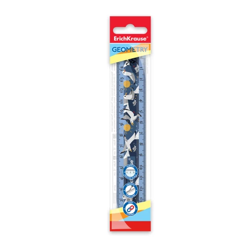 Plastmasas lineāls - Sahalīna, 15cm