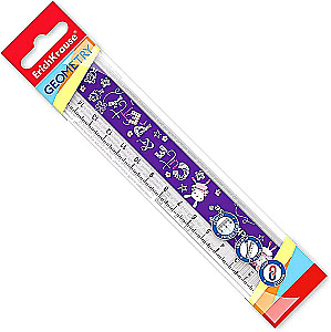 Plastmasas lineāls ar izgriezumu - Cute&Pretty, 15 cm