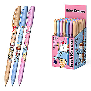 Kugļpildspalva - U-108 Stick Yummy 1.0, Ultra Glide Technology, tintes krāsa - zila, sortimentā