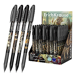 Šķērsgriezuma pildspalva U-108 Stick Big City Cats 1.0, Ultra Glide Technology, tintes krāsa - zila, dažādība