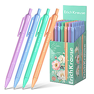 Automātiskā bumbiņu pildspalva R-305 Matic Pastel Bloom 0.7, tintes krāsa - zila, sortimentā