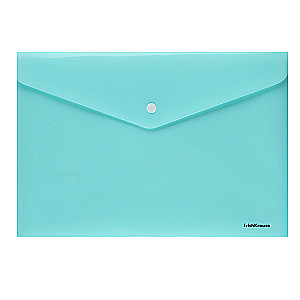 Папка-конверт на кнопке А4 - Diagonal Pastel Mint