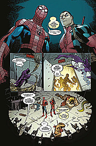 Cilvēks-zilonis. Deadpool. Mazais zirneklītis
