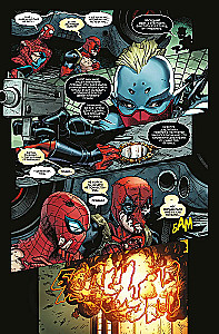 Cilvēks-zilonis. Deadpool. Mazais zirneklītis