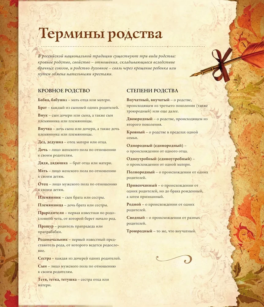 Родословная книга. Семейное древо