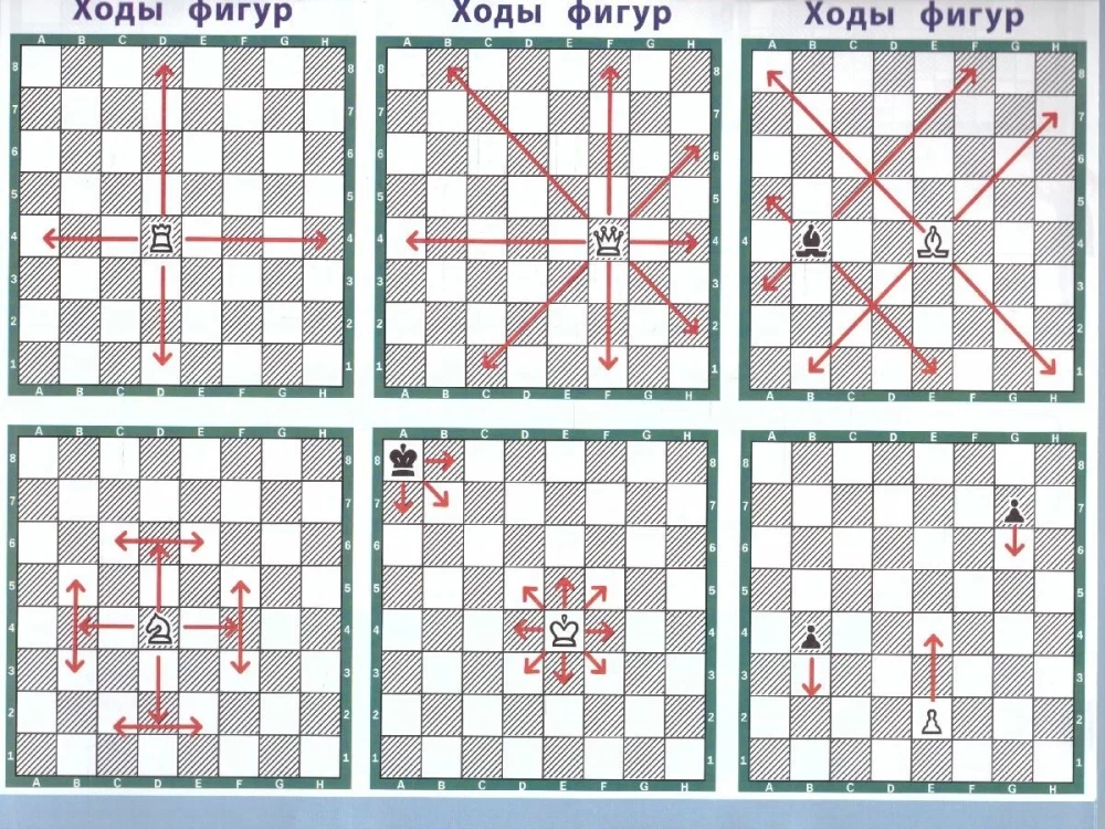 Šahs. 1-4 klase. Visas noteikumi