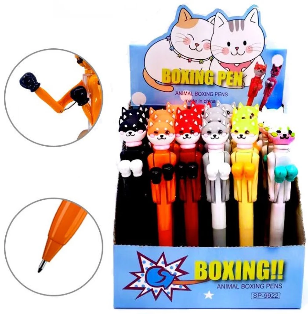 Ручка шариковая - Boxing dog 1,0 мм, синяя