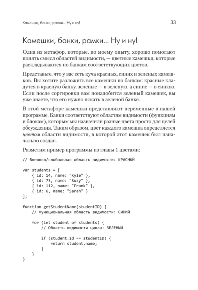 Область видимости и замыкания