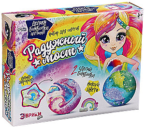 Eksperimentu komplekts - Veidojam vannas bumbas. Varavīksnes tilts